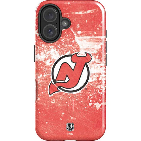 NHL New Jersey Devils Frozen iPhone 16 Plus Magsafe Impact Case